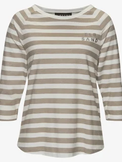T-shirt à manches 3/4 encolure ronde