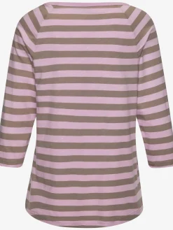 T-shirt à manches 3/4 encolure ronde