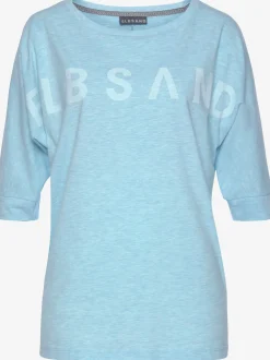 T-shirt à manches 3/4 encolure ronde