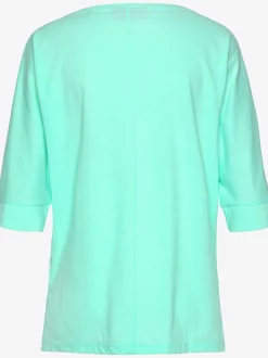 T-shirt à manches 3/4 encolure ronde