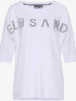 T-shirt à manches 3/4 encolure ronde