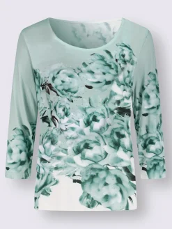 T-shirt à manches 3/4 imprimé