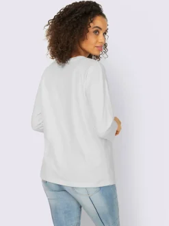 T-shirt à manches 3/4 joli imprimé devant