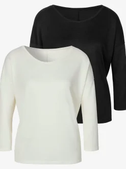 T-shirt à manches 3/4 légers mancherons