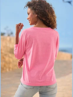 T-shirt à manches 3/4 mancherons 3/4