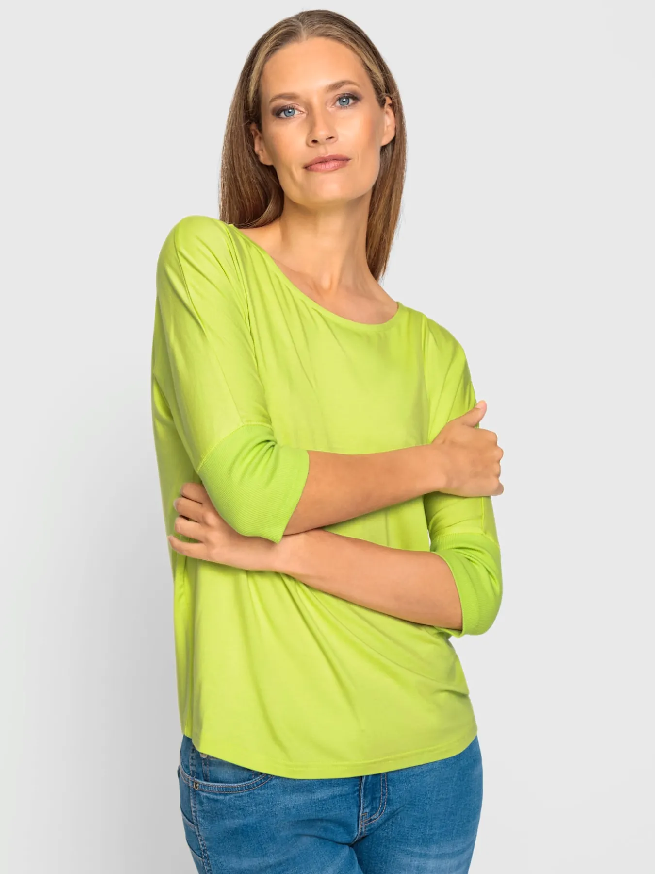 T-shirt à manches 3/4 manches chauve-souris 3/4