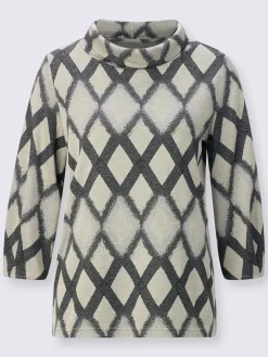 T-shirt à manches 3/4 mélange de modal doux