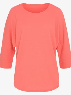 T-shirt à manches 3/4 qualité crêpe structurée