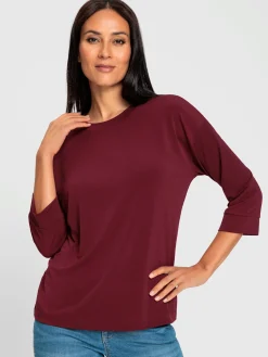 T-shirt à manches 3/4 qualité douce et fluide