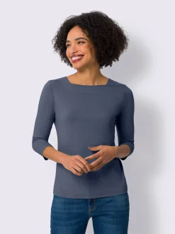 T-shirt à manches 3/4 superbe encolure