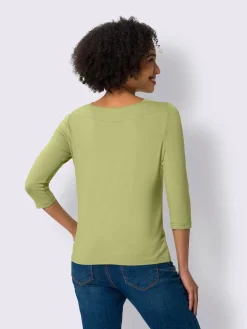 T-shirt à manches 3/4 superbe encolure