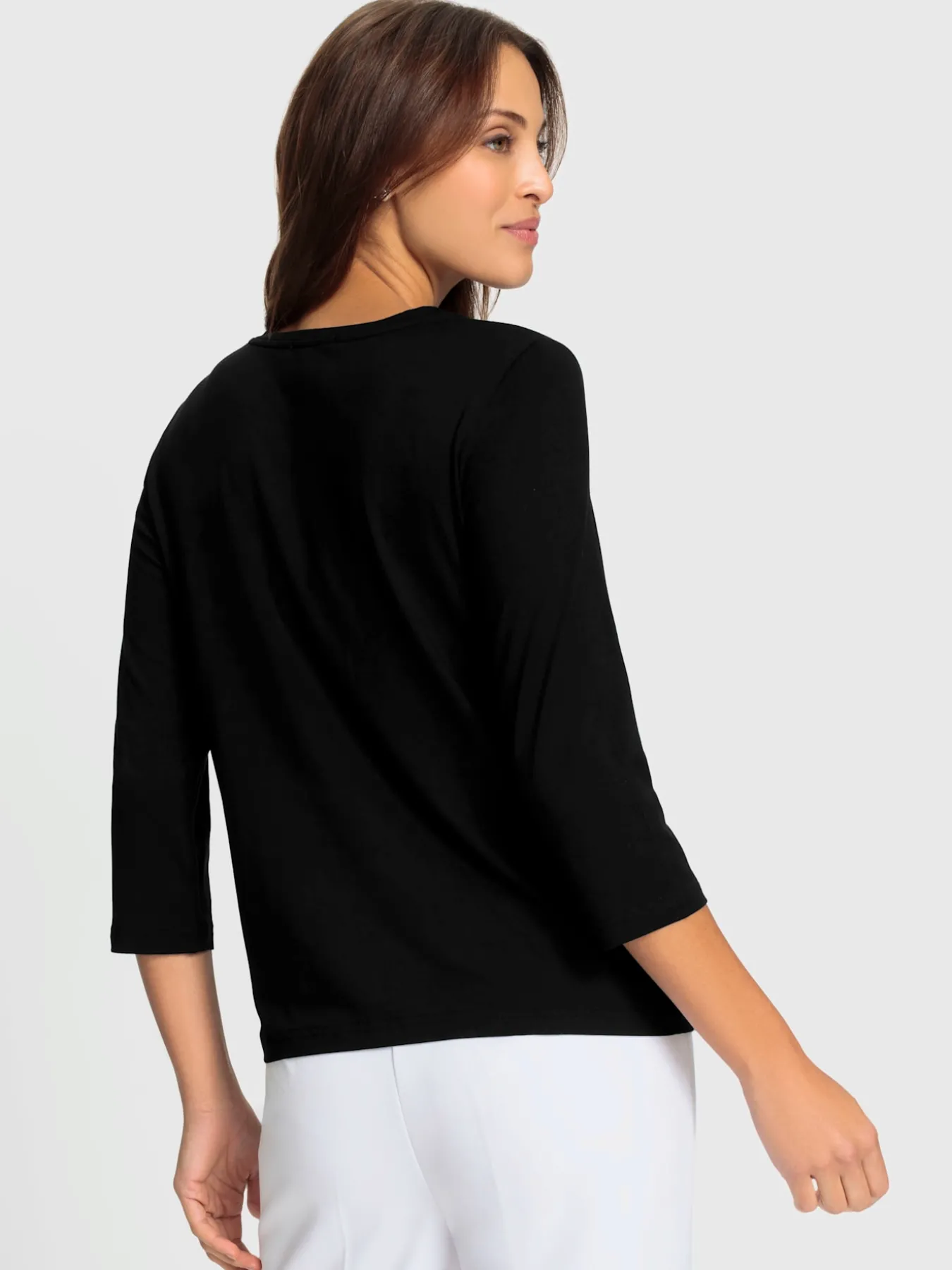 T-shirt à manches 3/4 viscose