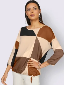 T-shirt à manches 3/4 viscose