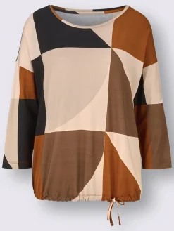 T-shirt à manches 3/4 viscose