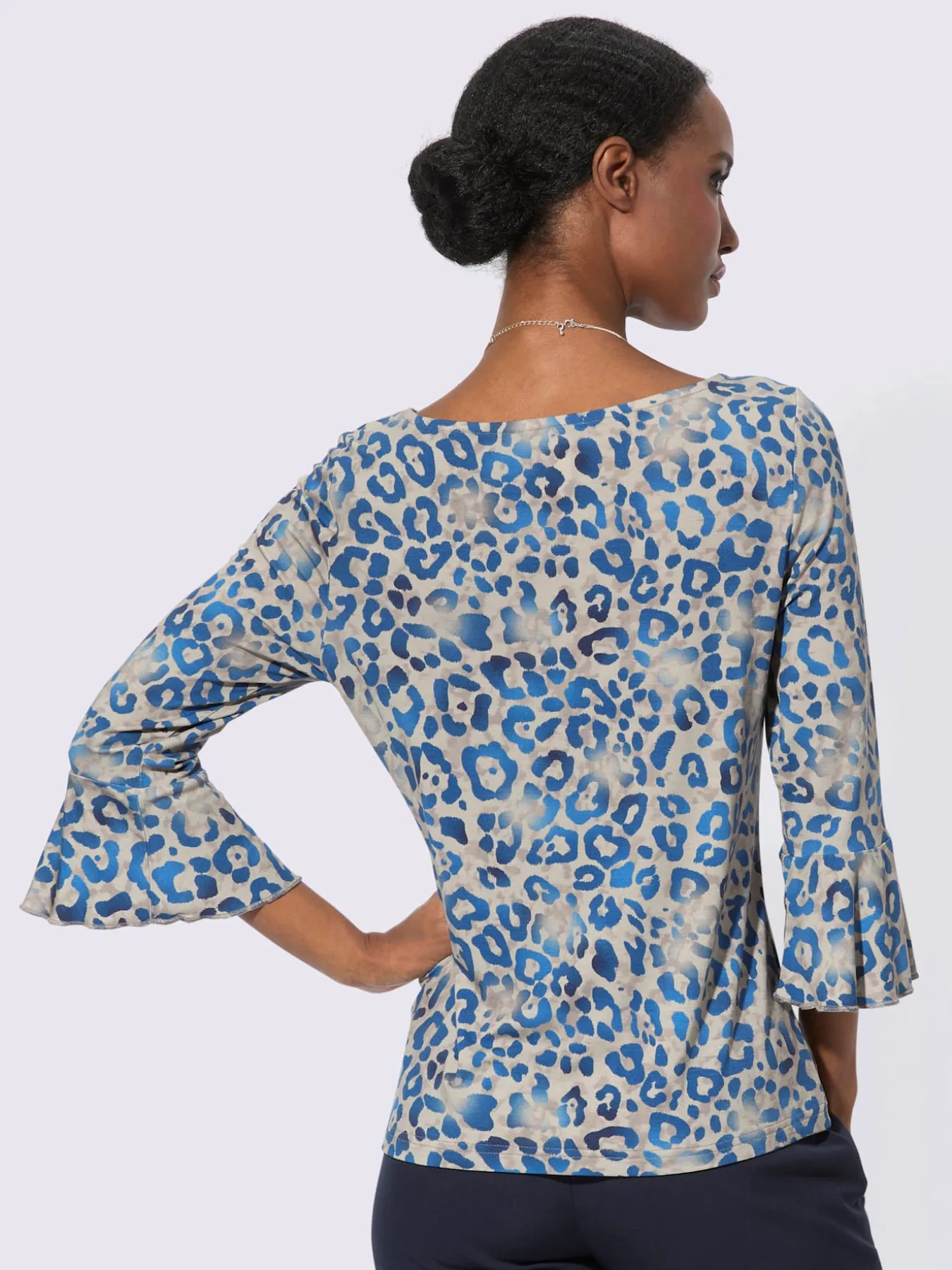 T-shirt à manches 3/4 viscose