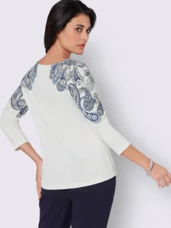 T-shirt à manches 3/4 viscose