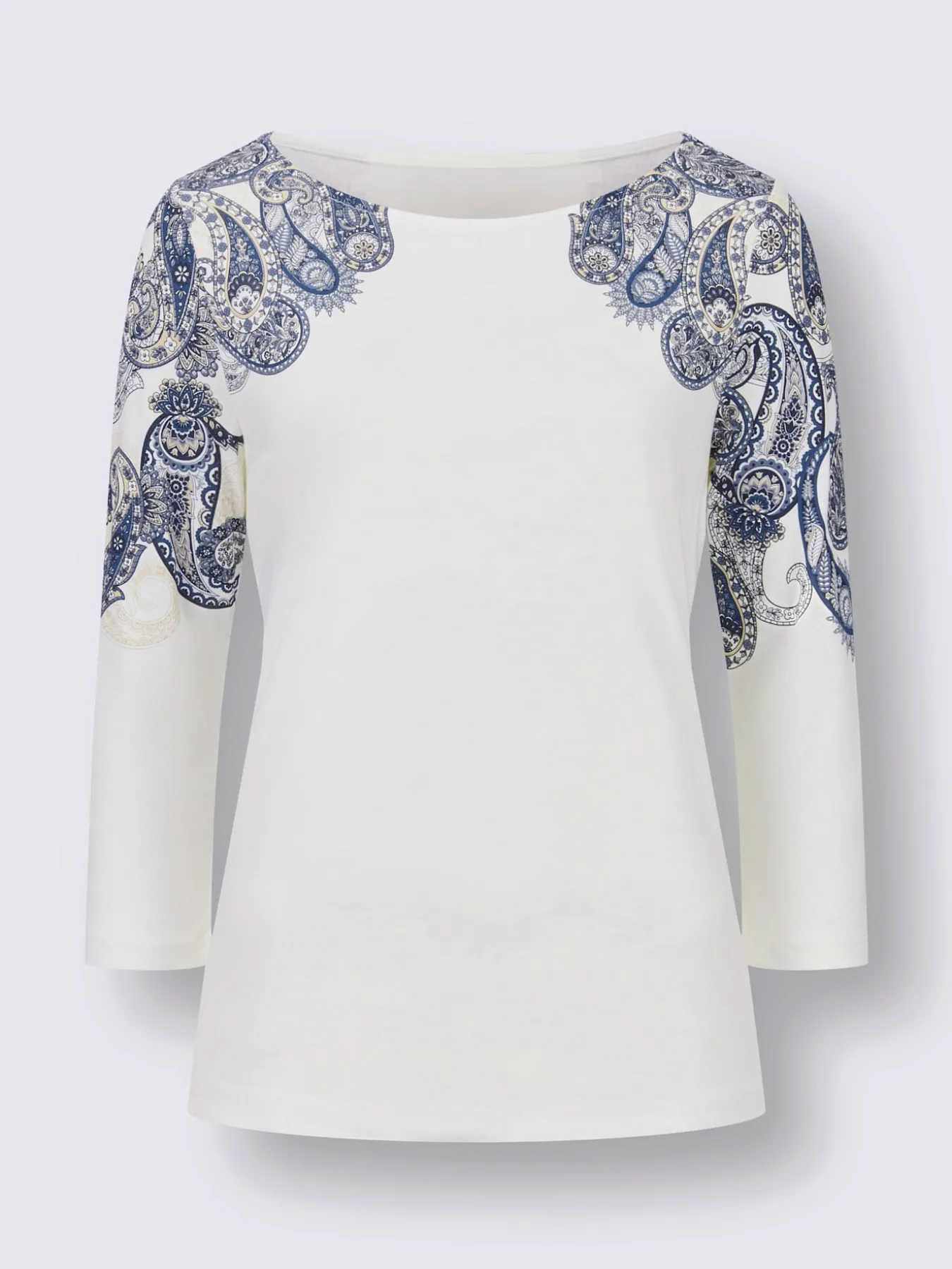 T-shirt à manches 3/4 viscose