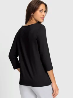 T-shirt à manches 3/4 viscose