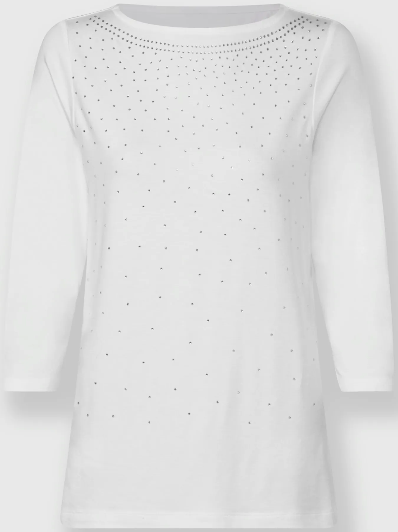 T-shirt à manches 3/4 viscose
