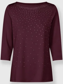 T-shirt à manches 3/4 viscose