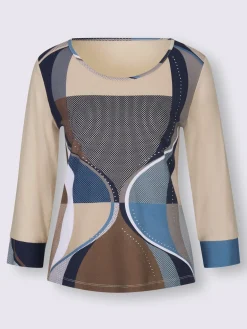 T-shirt à manches 3/4 viscose