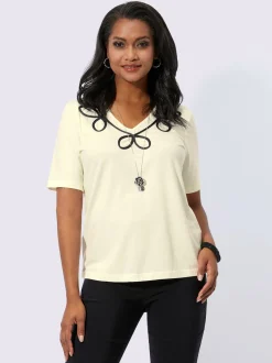 T-shirt à manches courtes 50% coton et 50% modal