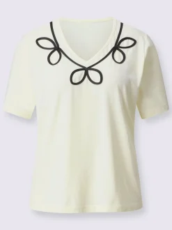 T-shirt à manches courtes 50% coton et 50% modal