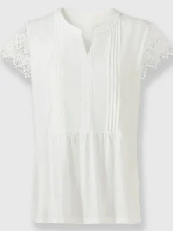 T-shirt à manches courtes 50% coton et 50% modal