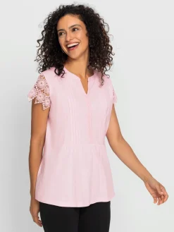 T-shirt à manches courtes 50% coton et 50% modal