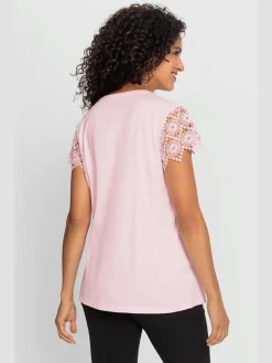 T-shirt à manches courtes 50% coton et 50% modal