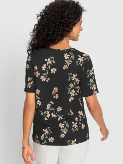 T-shirt à manches courtes 50% coton et 50% modal
