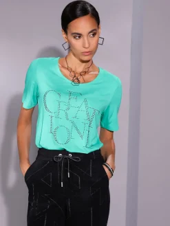 T-shirt à manches courtes avec viscose (ecovero)