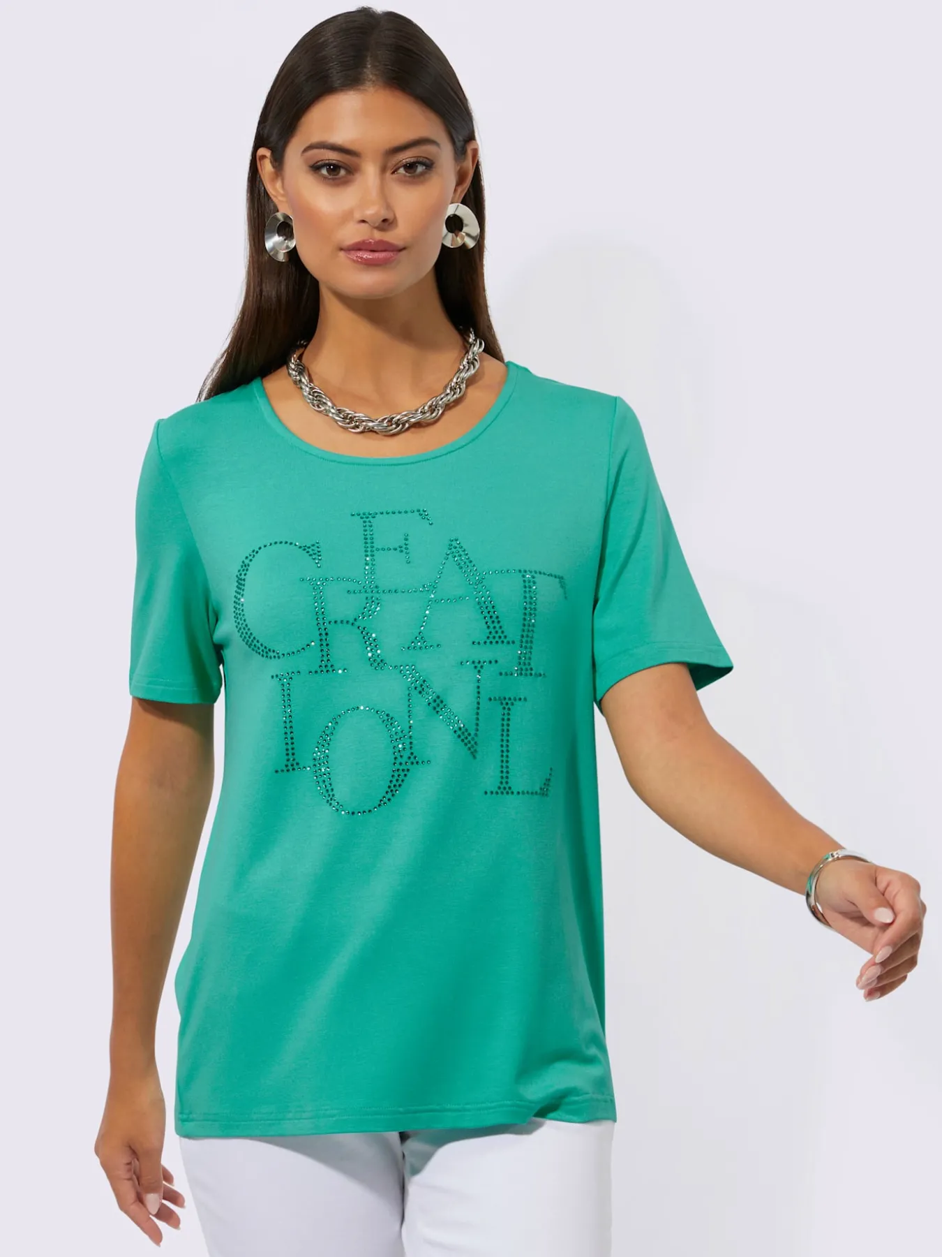 T-shirt à manches courtes avec viscose (ecovero)