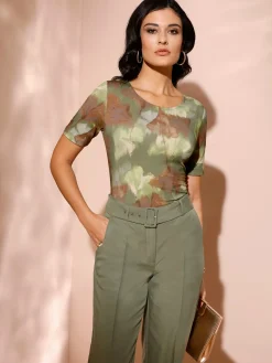 T-shirt à manches courtes avec viscose (ecovero)