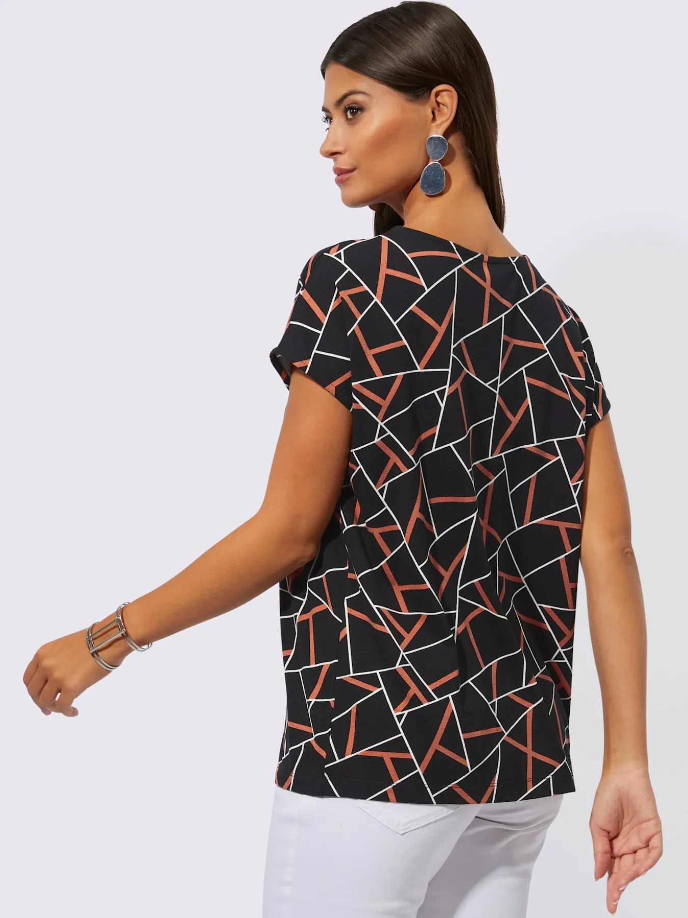 T-shirt à manches courtes avec viscose (ecovero)