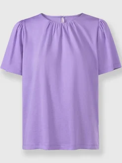 T-shirt à manches courtes brillance discrète