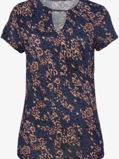 T-shirt à manches courtes découpe à l'encolure