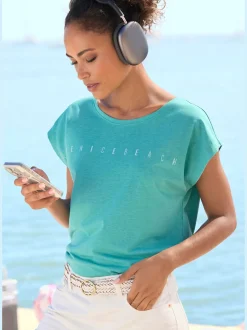T-shirt à manches courtes encolure ronde