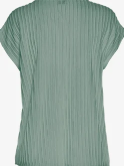 T-shirt à manches courtes encolure haute