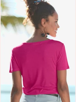T-shirt à manches courtes encolure ronde