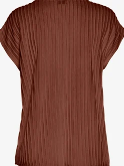 T-shirt à manches courtes encolure haute