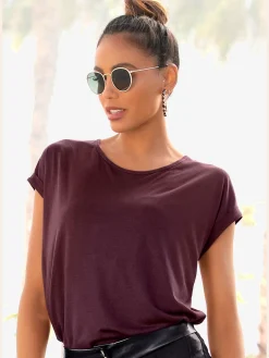 T-shirt à manches courtes encolure ronde