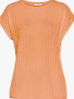 T-shirt à manches courtes encolure haute