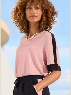 T-shirt à manches courtes encolure ronde