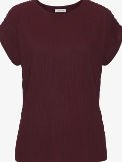 T-shirt à manches courtes encolure haute