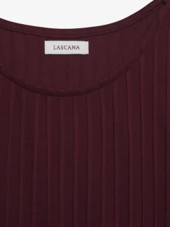 T-shirt à manches courtes encolure haute