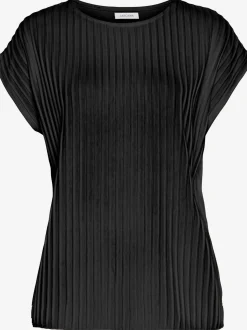 T-shirt à manches courtes encolure haute