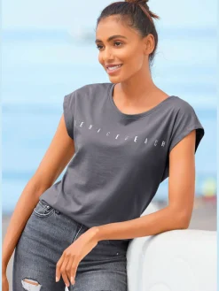 T-shirt à manches courtes encolure ronde