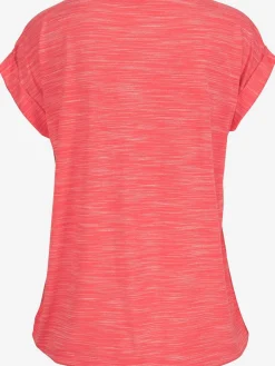 T-shirt à manches courtes effet structuré bicolore