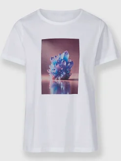 T-shirt à manches courtes imprimé assorti
